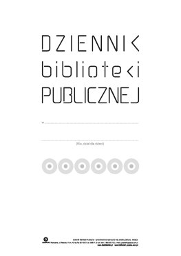dziennik biblioteki publicznej
