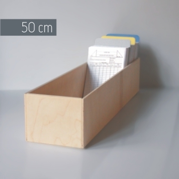 Pudełko na karty czytelnika ECO drewniane