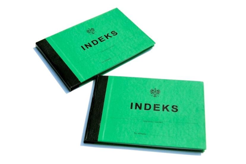 Indeks studencki - format A6